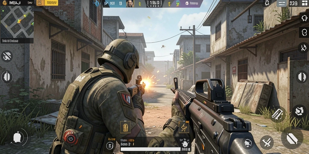 Gameplay seru dengan aksi tembak-menembak intens.