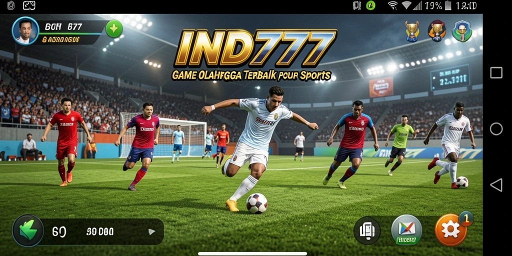Tampilan gameplay IND777 yang menarik dan penuh aksi olahraga.