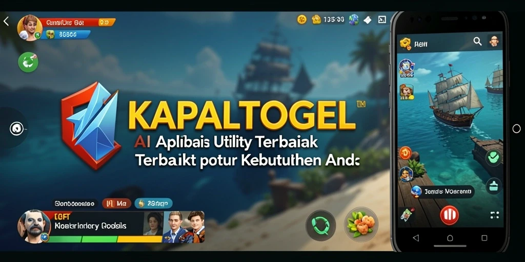 Tampilan antarmuka KAPALTOGEL yang sederhana dan fungsional.
