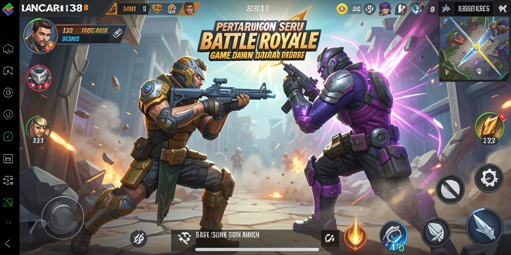 Tangkapan layar utama gameplay LANCAR138 yang menegangkan.