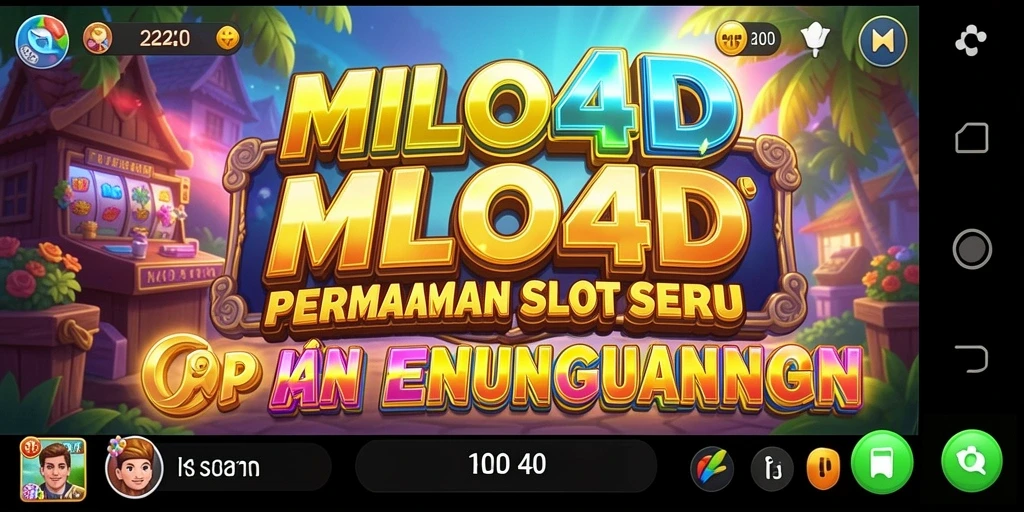 Tampilan gameplay seru di MILO4D dengan tema slot yang menarik.