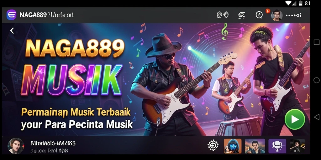 Tampilan gameplay NAGA889 yang seru dan interaktif dengan musik.
